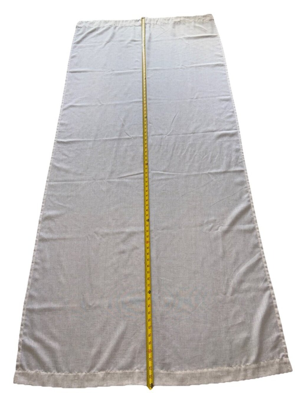 6 Curtain Panels-Unbranded Eco Friendly Crème & Brown Tweed 84” x 38” w/hardware